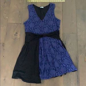 Anthropologie Leifnotes knit Dress lace  L